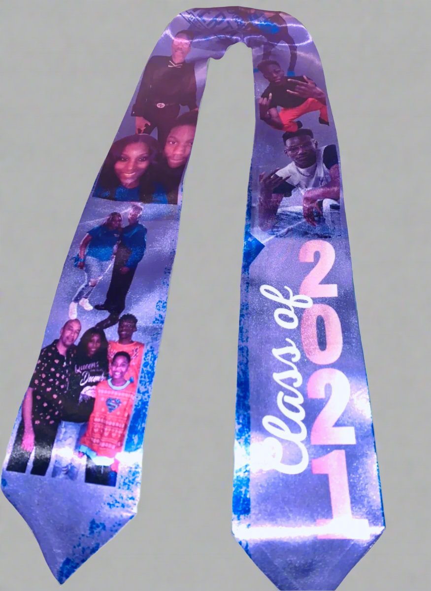 Custom Sublimated Graduation Stole