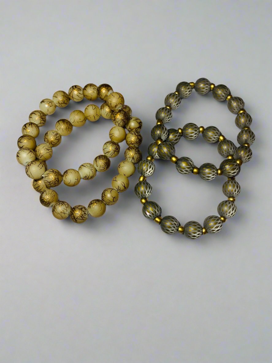 Arm Candy Glass Bead Bracelets