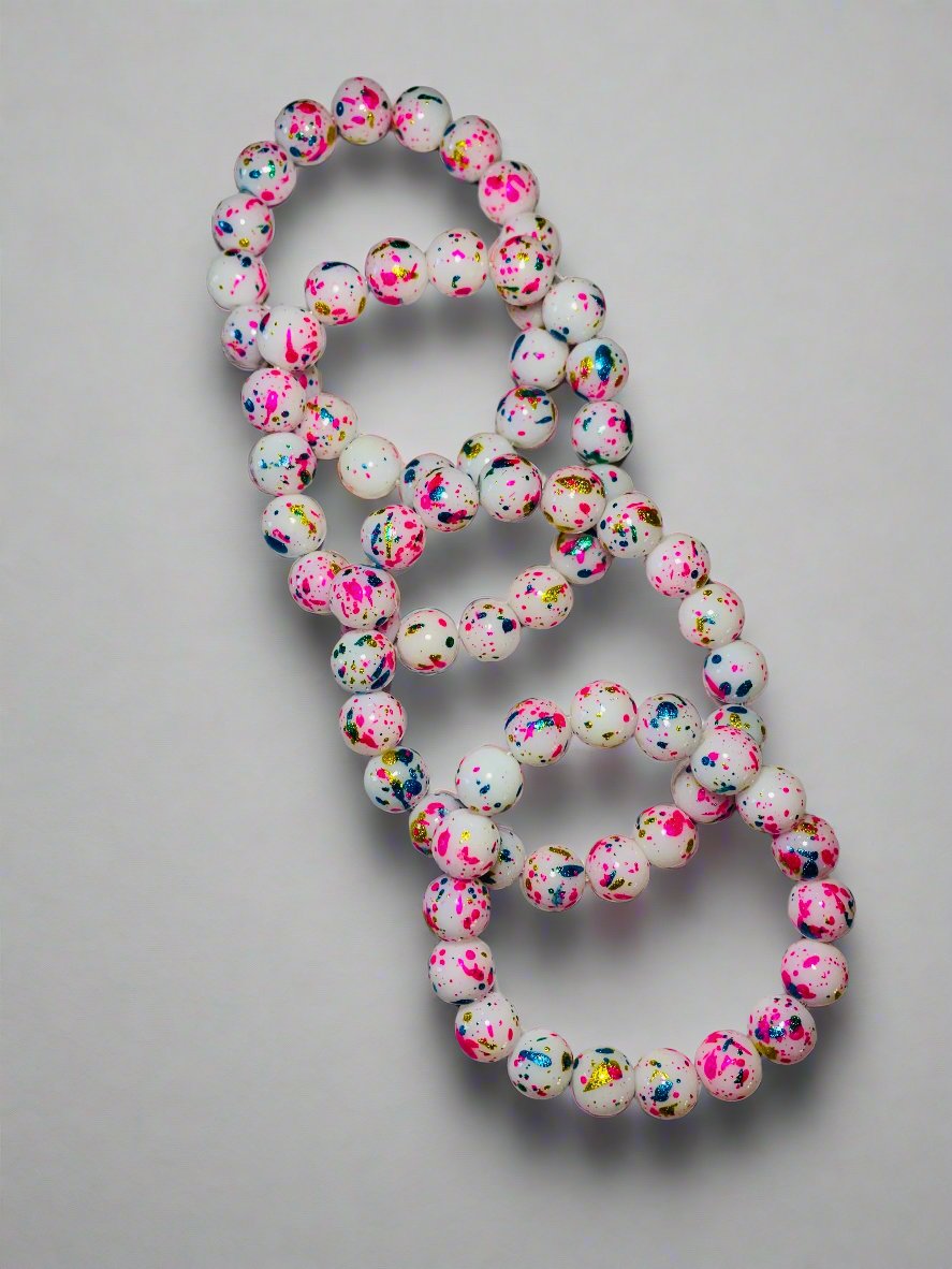 Arm Candy Glass Bead Bracelets