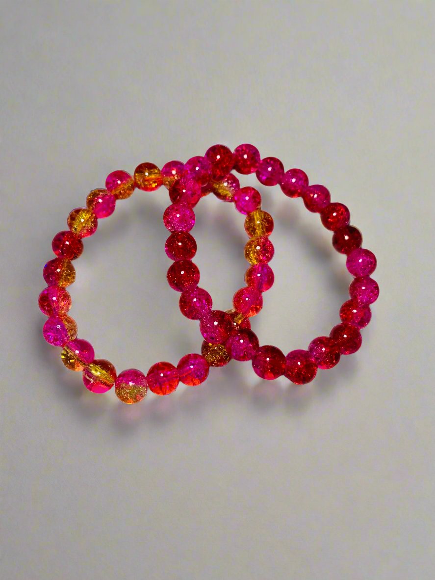 Arm Candy Glass Bead Bracelets