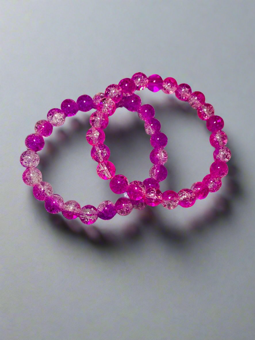 Arm Candy Glass Bead Bracelets