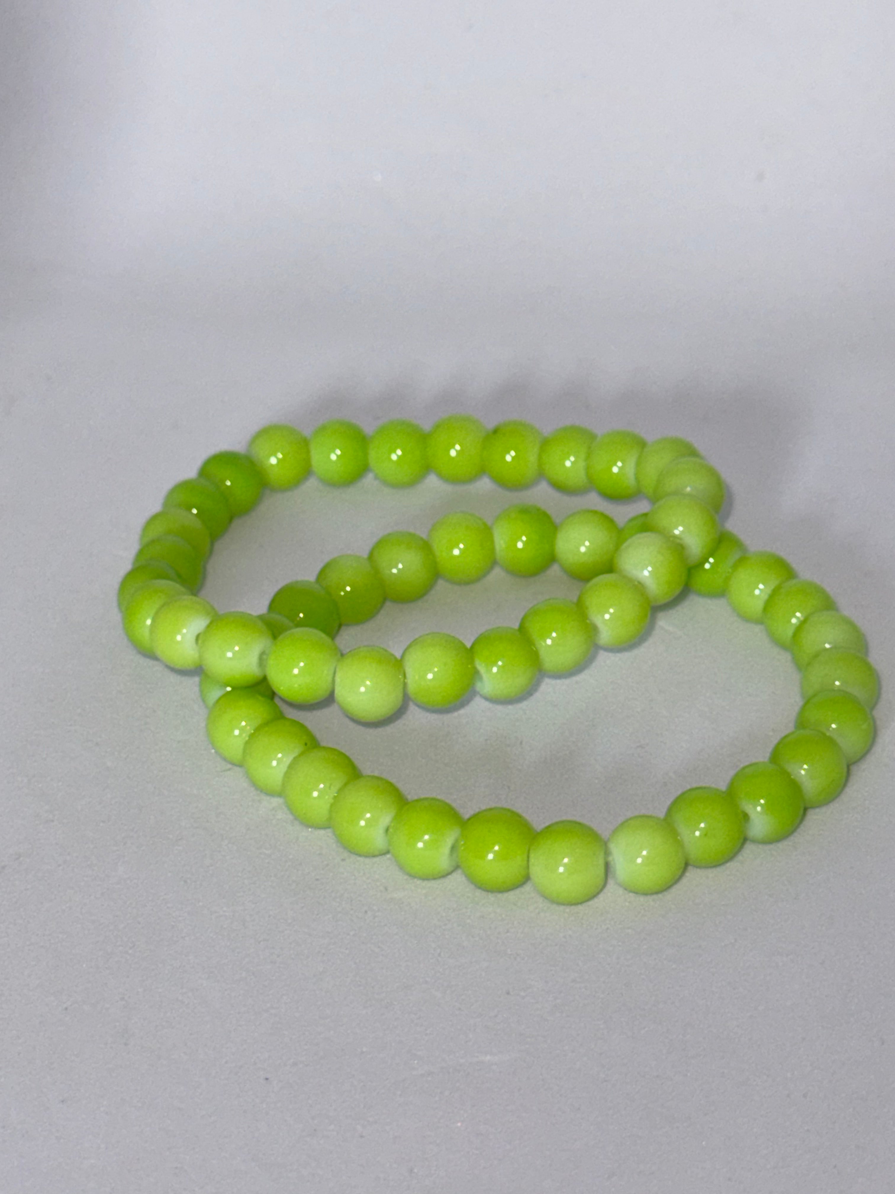 Arm Candy Glass Bead Bracelets