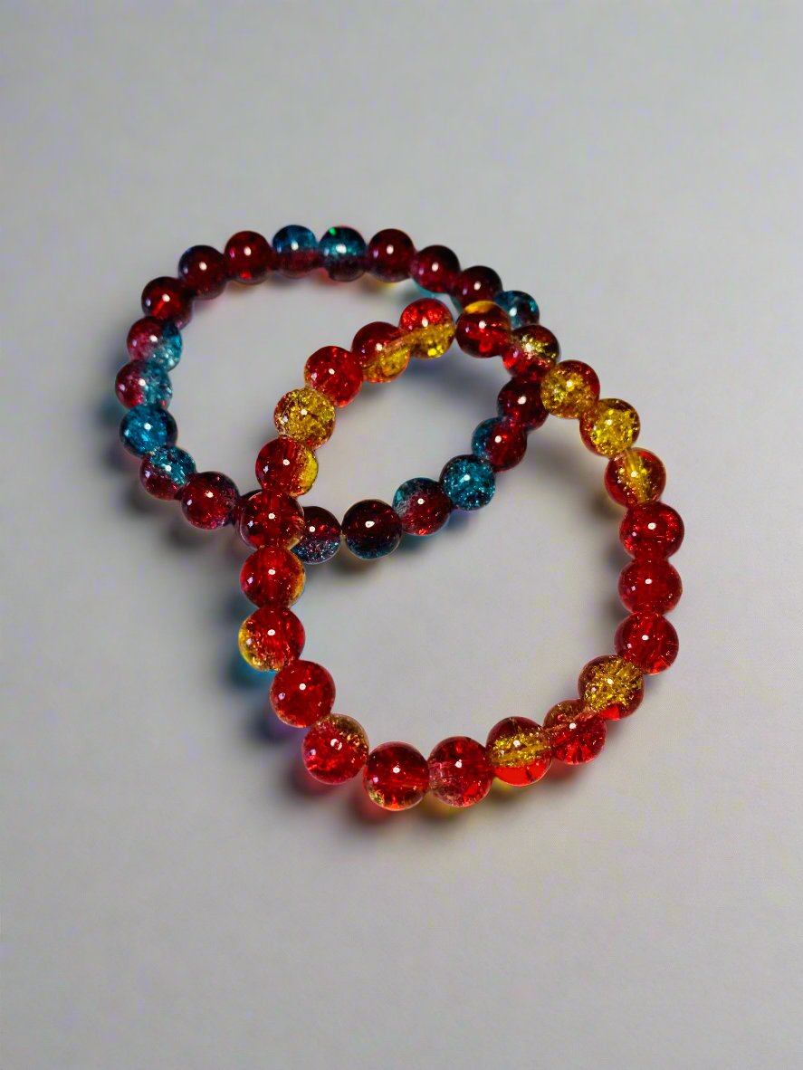 Arm Candy Glass Bead Bracelets