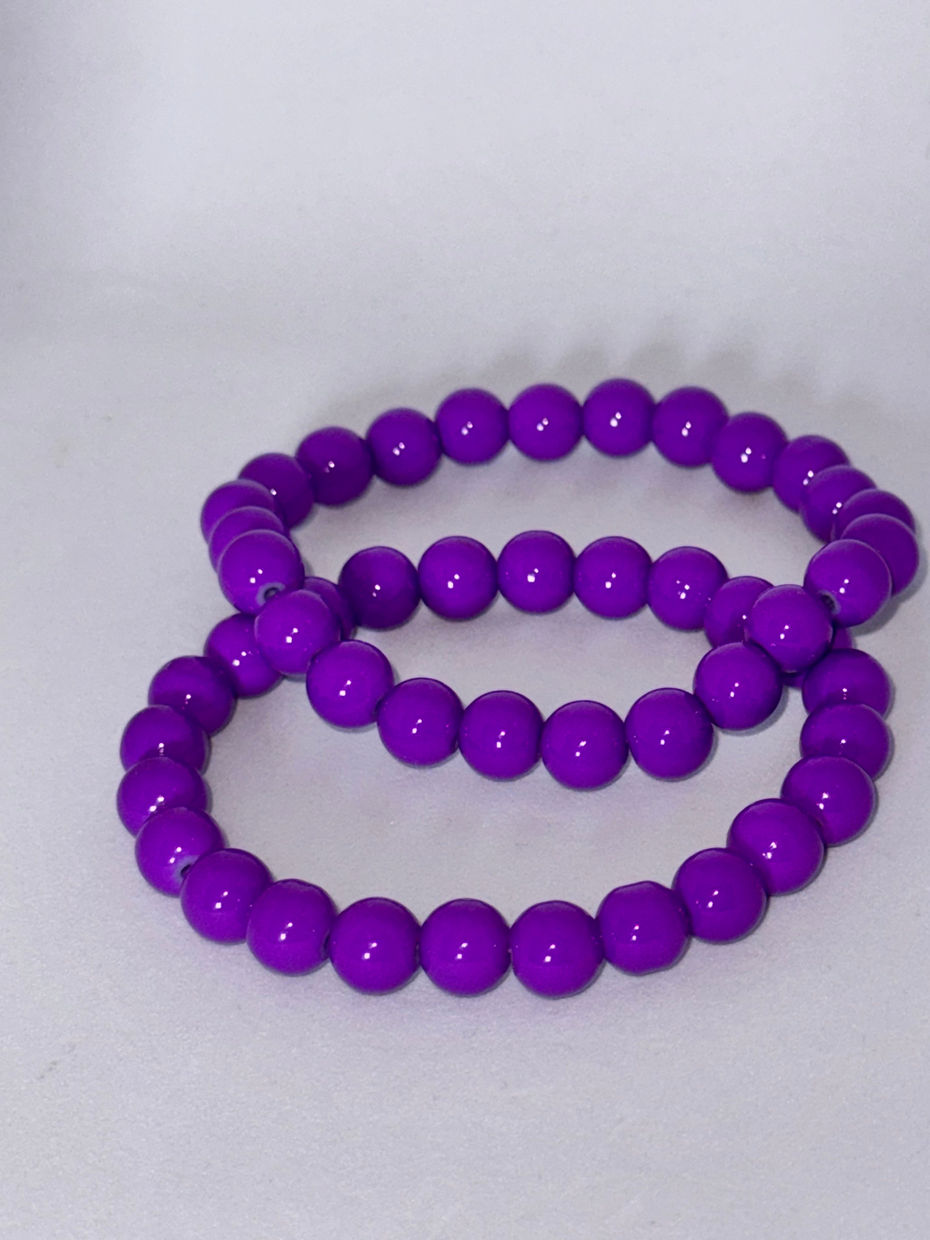 Arm Candy Glass Bead Bracelets