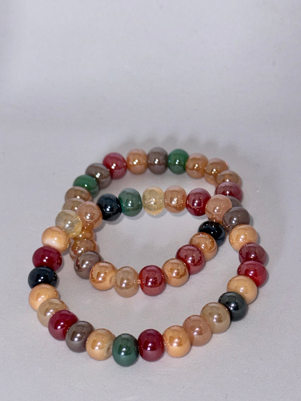 Arm Candy Glass Bead Bracelets