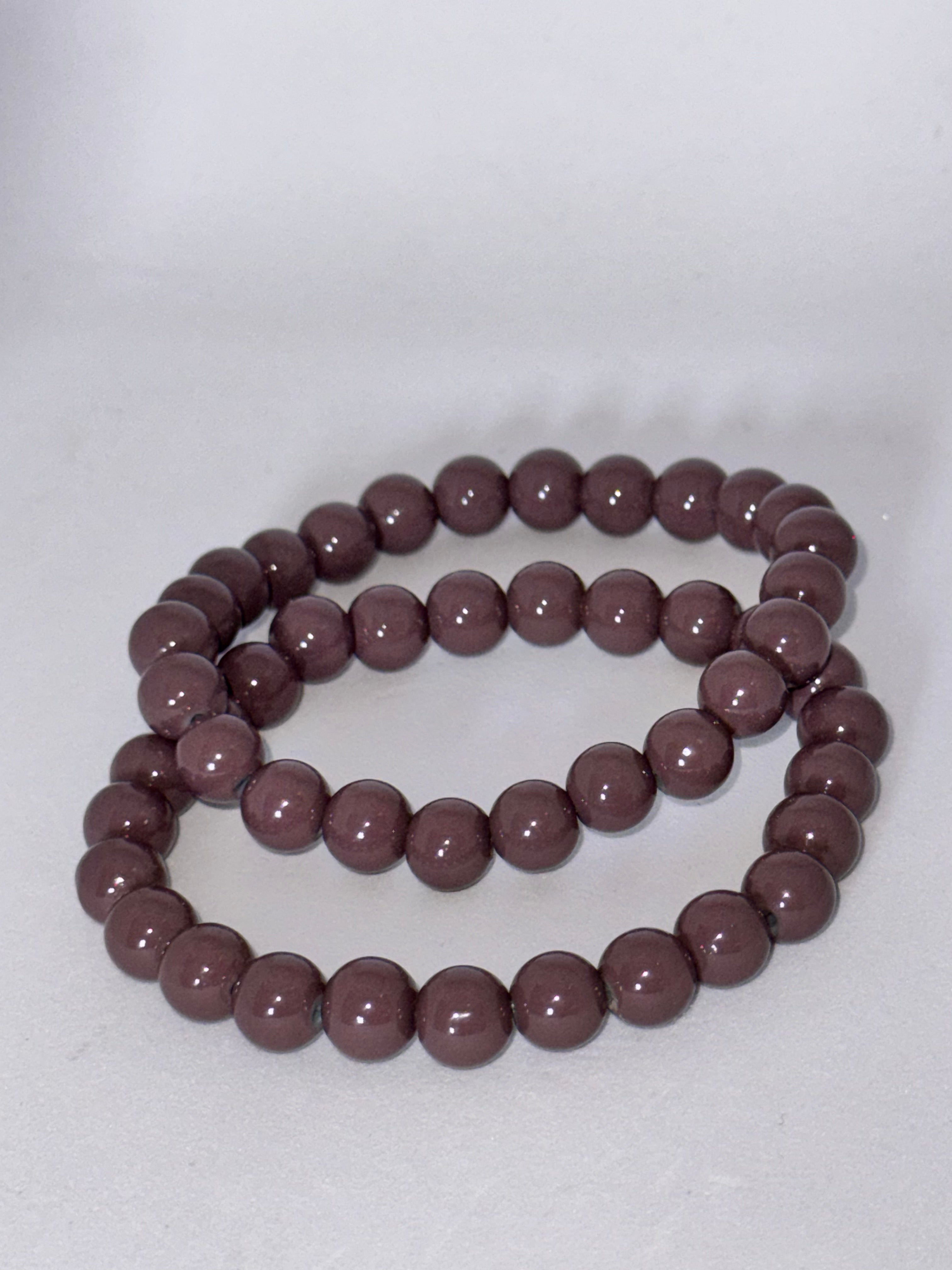 Arm Candy Glass Bead Bracelets