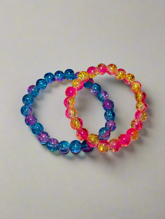 Arm Candy Glass Bead Bracelets