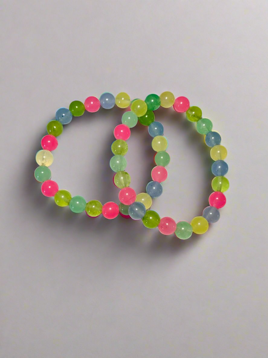 Arm Candy Glass Bead Bracelets