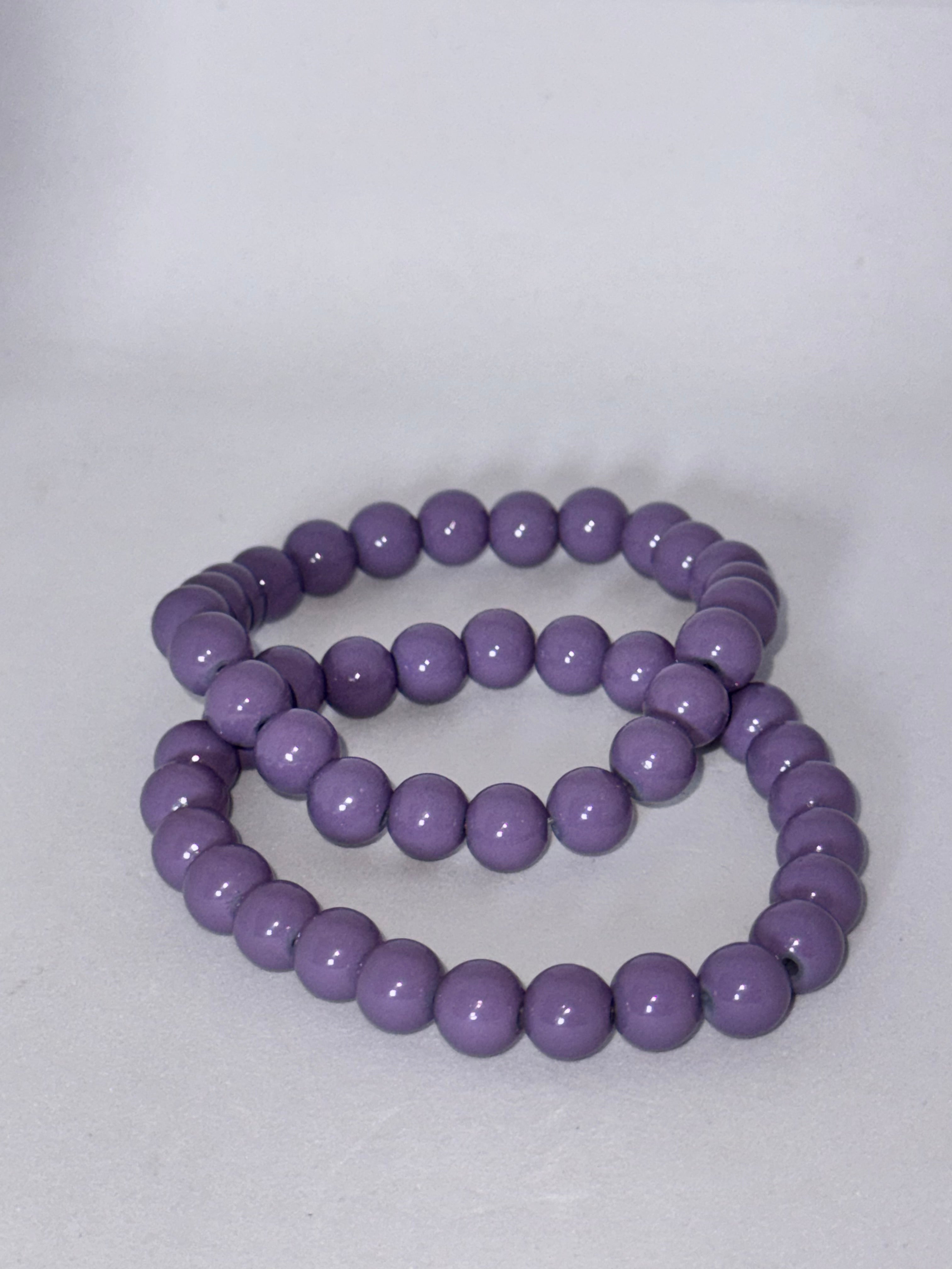 Arm Candy Glass Bead Bracelets