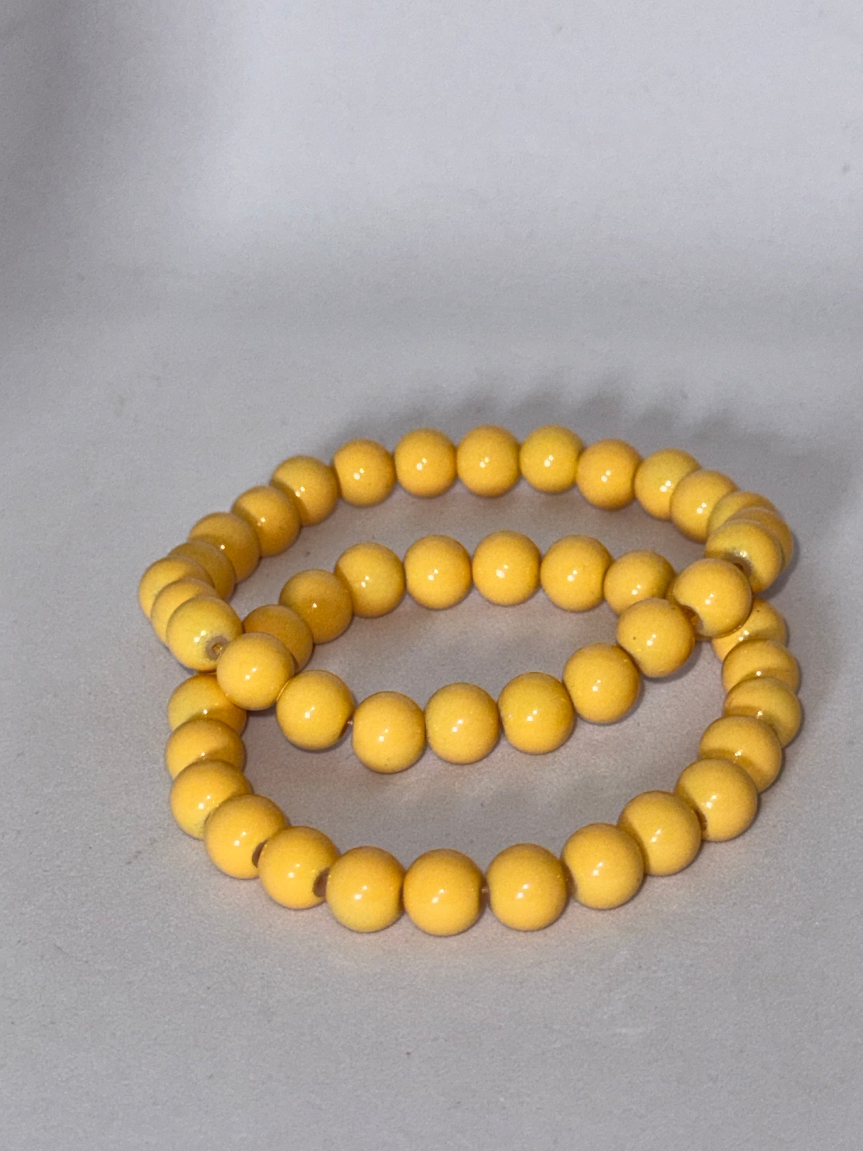 Arm Candy Glass Bead Bracelets