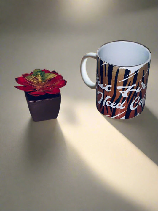 Sublimated Animal Print Coffee Mug