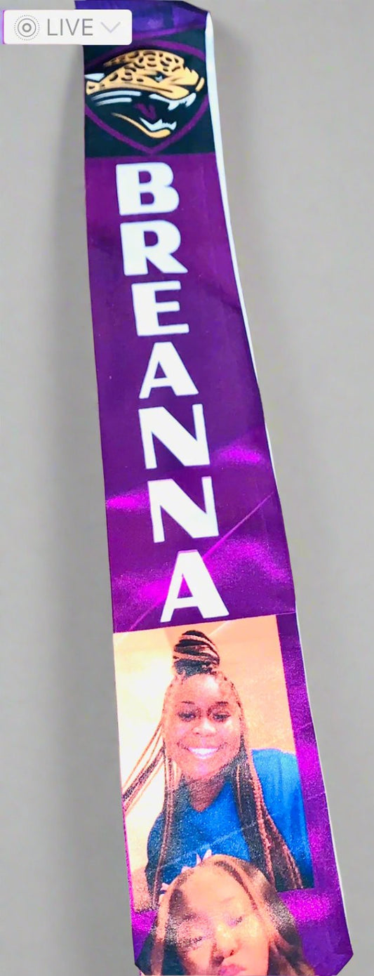 Custom Sublimated Graduation Stole