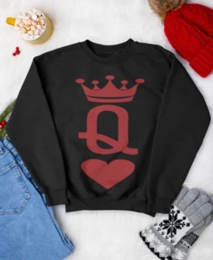 King/Queen/Kids Family Valentine’s Day Shirts