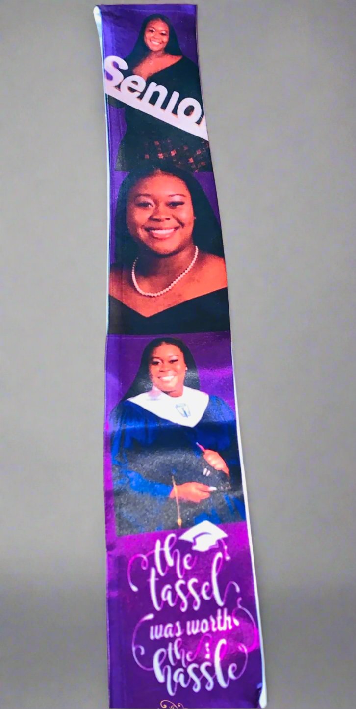 Custom Sublimated Graduation Stole