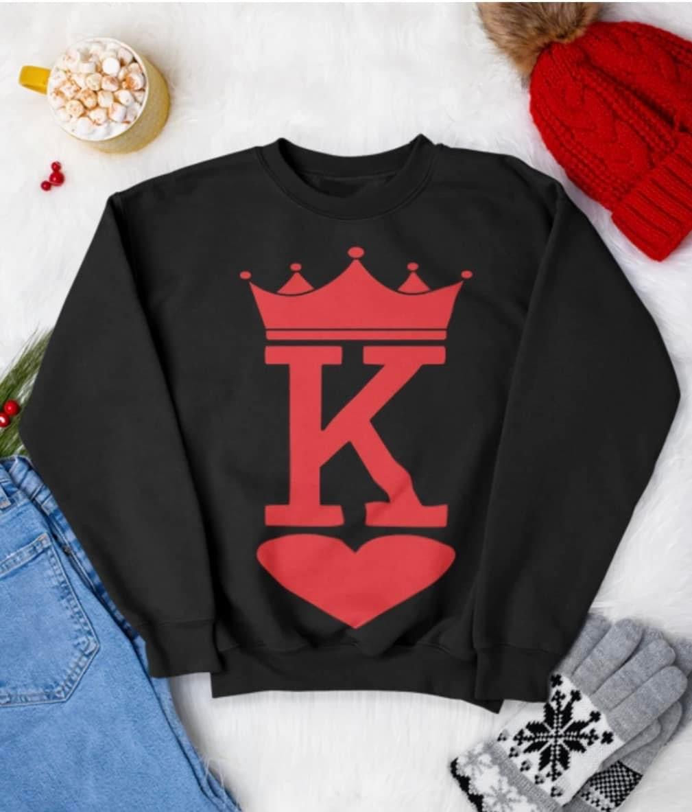 King/Queen/Kids Family Valentine’s Day Shirts